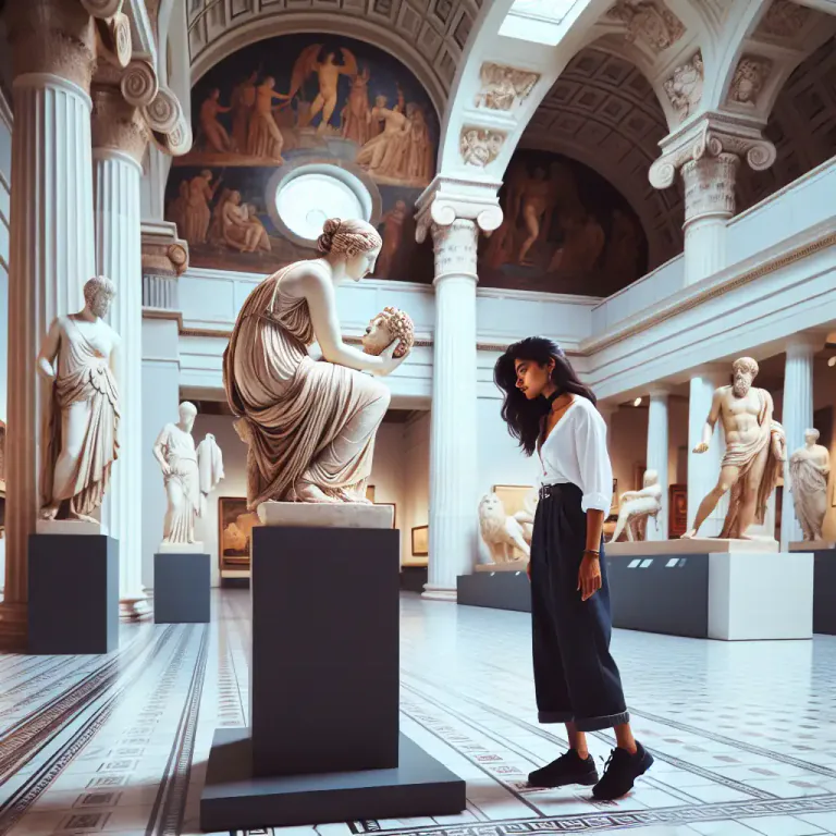 Visual representation of "grecian" - Inspired by the ancient Greeks or their art