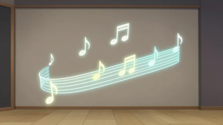 Visual representation of "invert" - In music, to turn a melody or chord upside down, so that the lowest note becomes the highest and vice versa