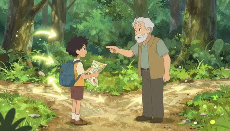 Visual representation of "guider" - A person or a thing that provides direction or advice as to a decision or course of action.