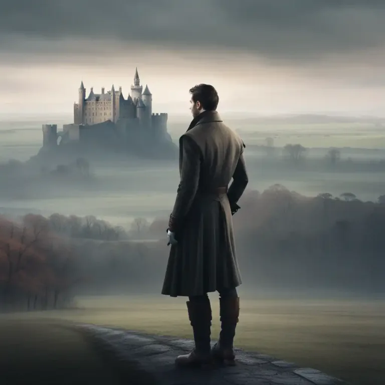 Visual representation of "yonder" - Located over there, far away