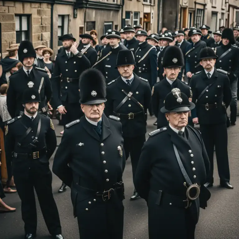 Visual representation of "peeler" - An old-fashioned term for a police officer, especially in Ireland and the United Kingdom.