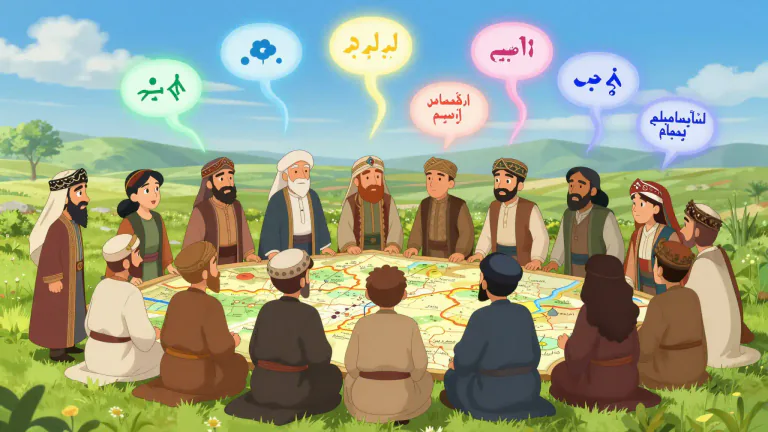 Visual representation of "kurd" - The languages spoken by the Kurdish people, including Kurmanji and Sorani.