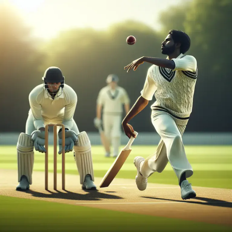 Visual representation of "grubber" - In cricket, a ball that barely bounces after being bowled.
