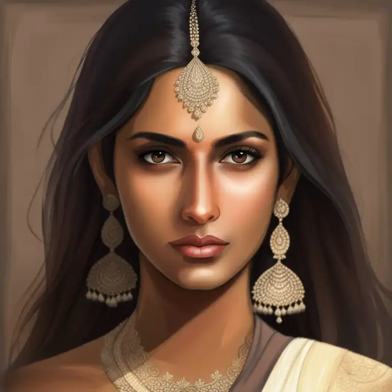 Visual representation of "hijra" - A member of a group in South Asia of people who do not identify as male or female