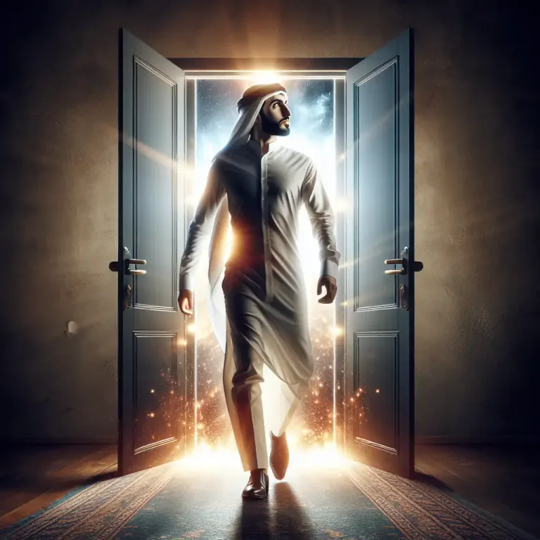 Visual representation of "out of here" - You should leave this place.