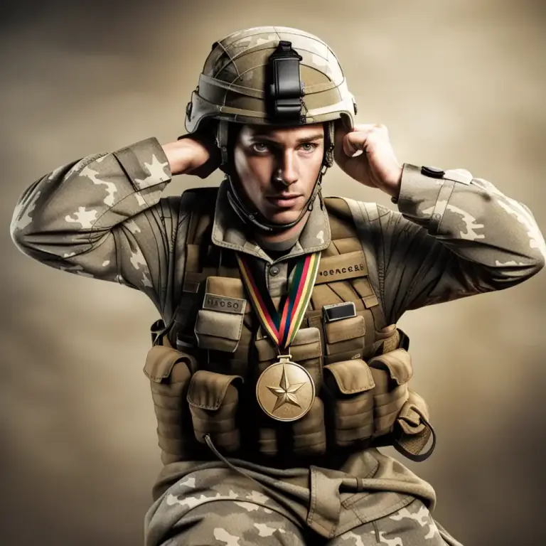 Visual representation of "in the line of duty" - While doing your job, especially for jobs that involve risks, such as the military or police.