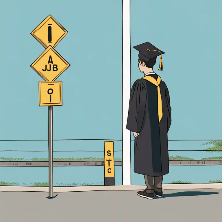 Visual representation of "crossroads" - A point in your life when you have to make an important decision.
