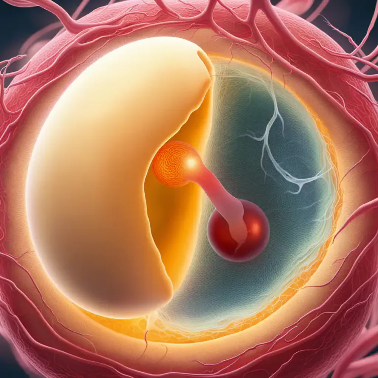 Visual representation of "fertilize" - To cause an egg in an animal or person to start to develop into a new being