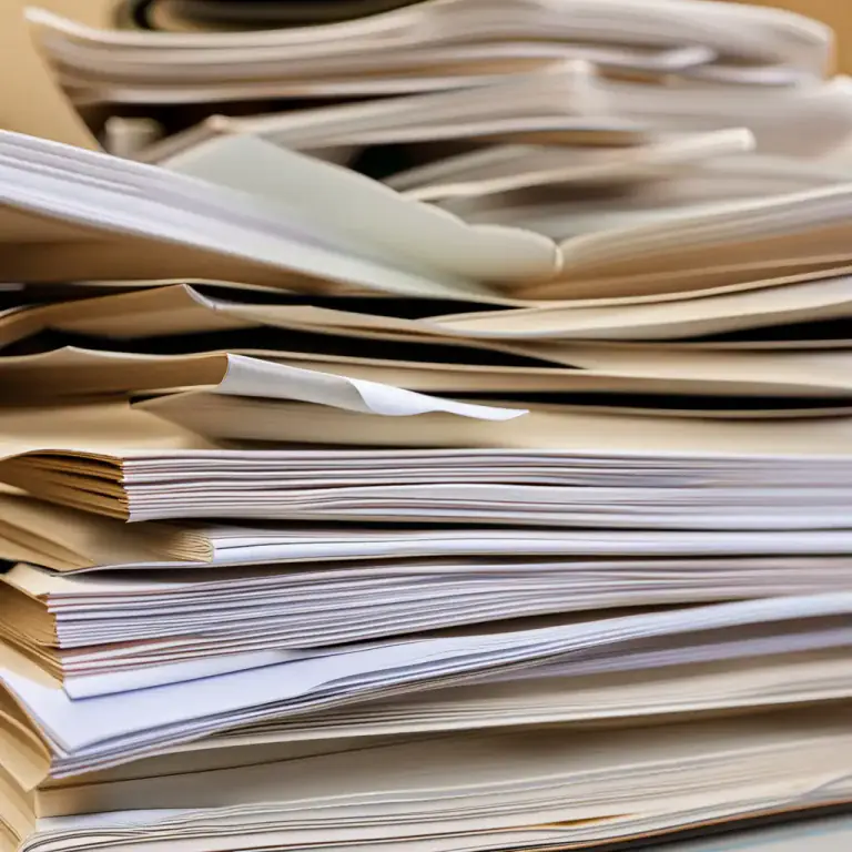 Visual representation of "signature" - a collection of sheets of paper bound together in a book