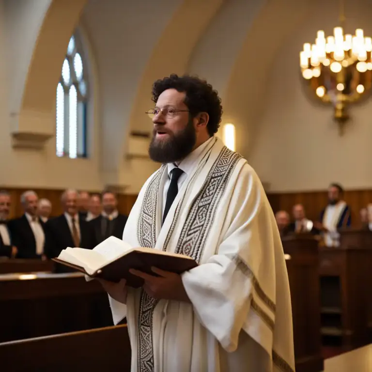 Visual representation of "cantor" - A person who leads the service in a Jewish synagogue