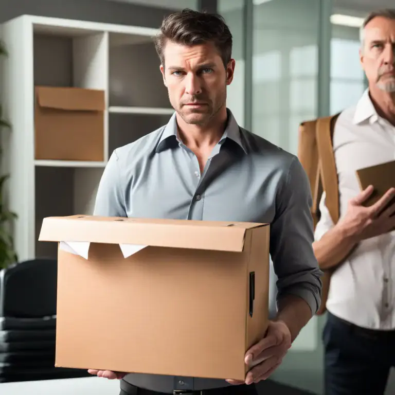 Visual representation of "give somebody their cards" - To dismiss someone from employment