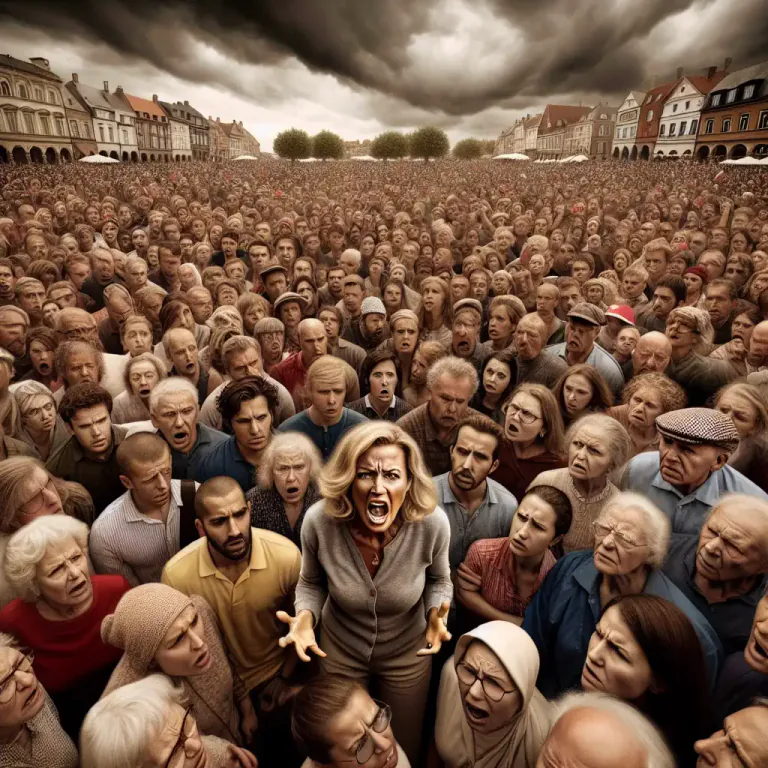 Visual representation of "ferment" - To incite or stir up (trouble or disorder).