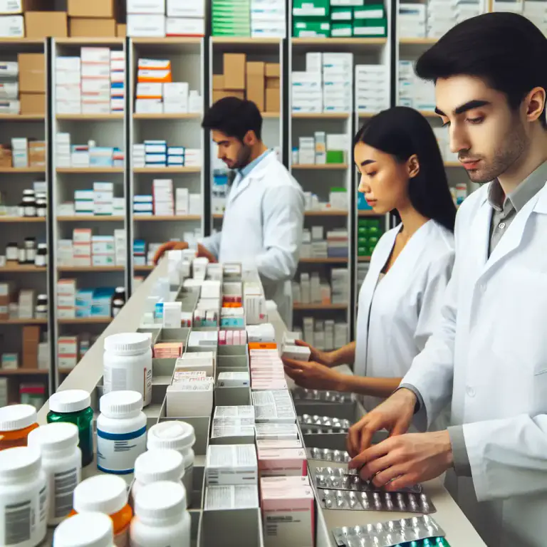 Visual representation of "pharmacopoeia" - A collection or stock of drugs.
