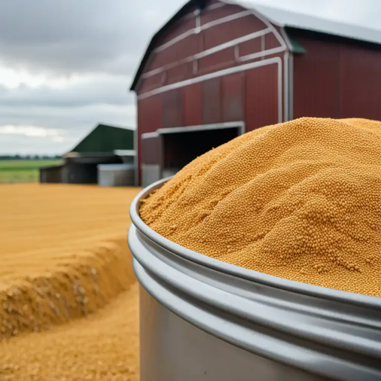 Visual representation of "bin" - A large container for storing food, especially grain or seeds.