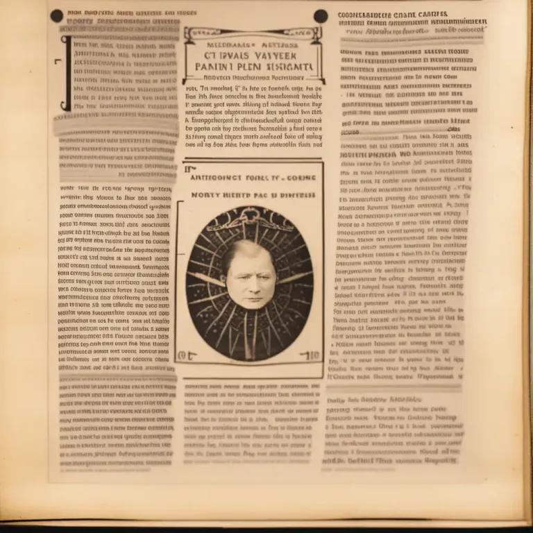 Visual representation of "tombstone" - A term used in printing to mark the end of a story or article.