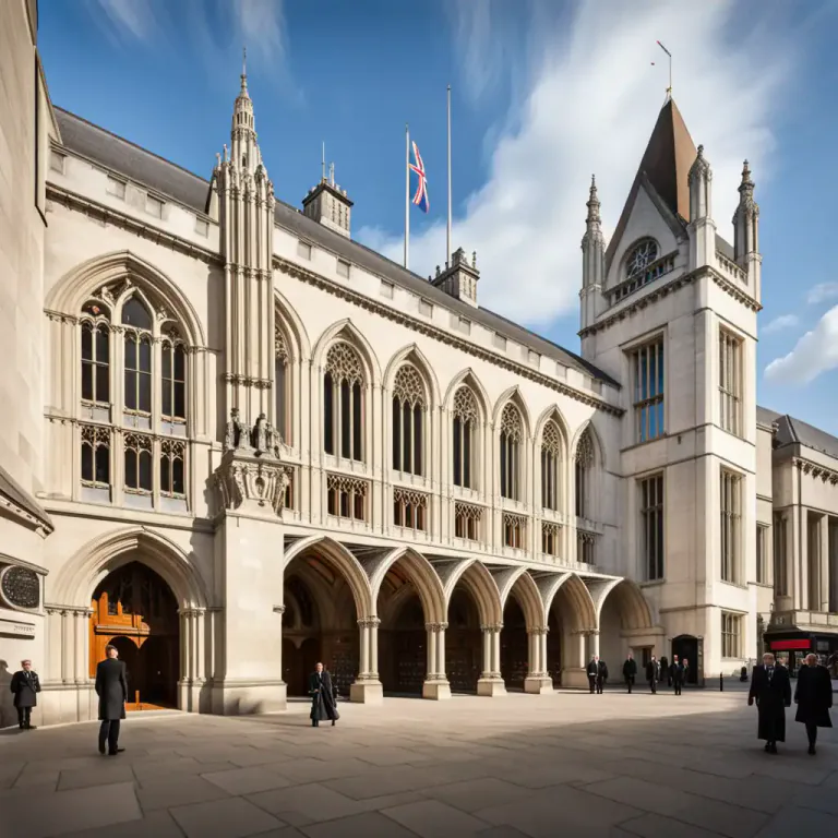 Visual representation of "guildhall" - The administrative headquarters of a city or town, similar to a town hall
