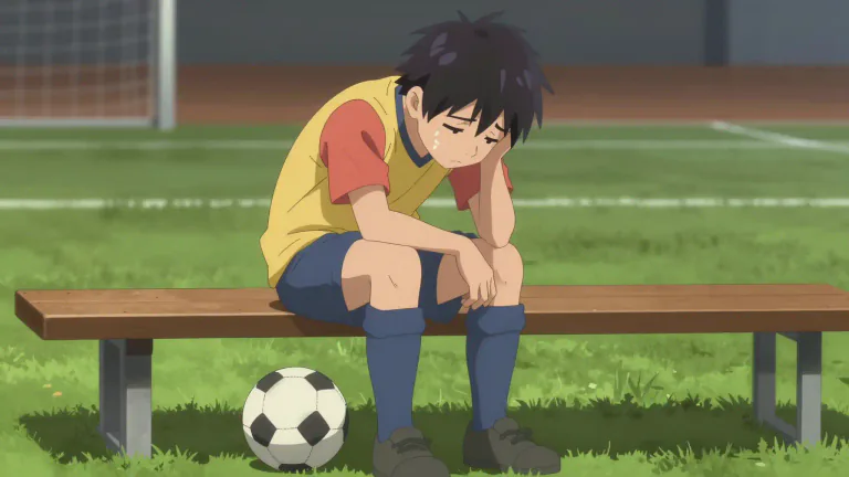 Visual representation of "dejected" - Feeling very sad or disappointed