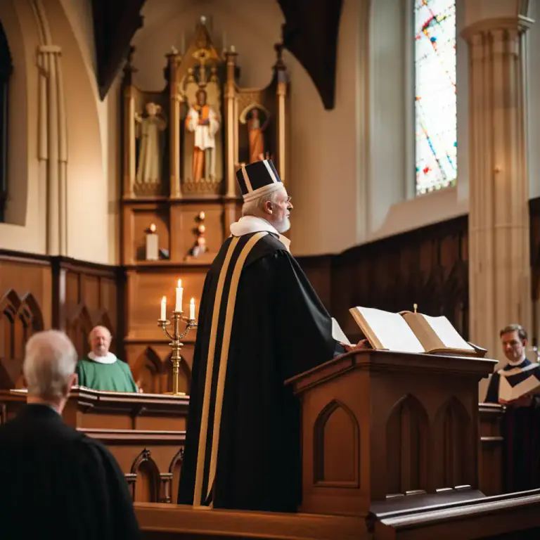 Visual representation of "rector" - A priest in charge of a parish, in the Anglican Church