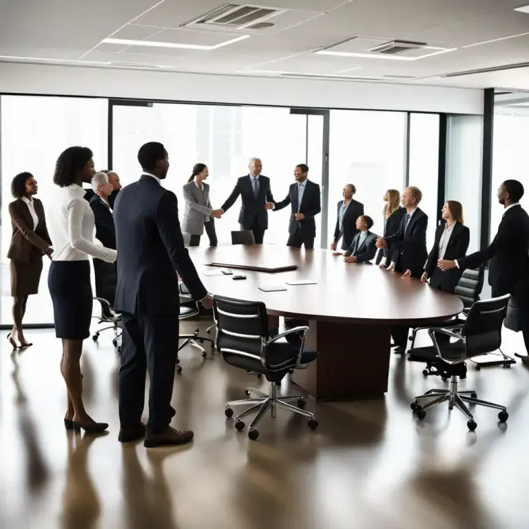 Visual representation of "dissolve" - To formally end a meeting, assembly or a partnership