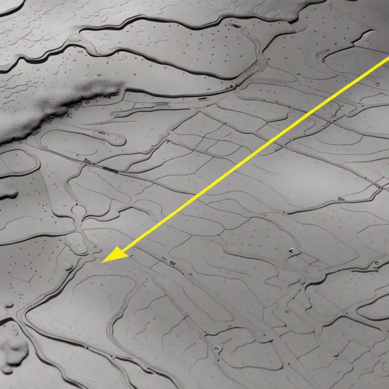 Visual representation of "area" - A portion of a surface