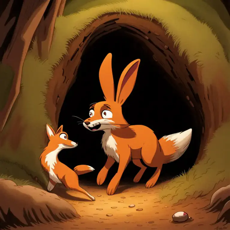 Visual representation of "in the hole" - an enclosed, sometimes underground area