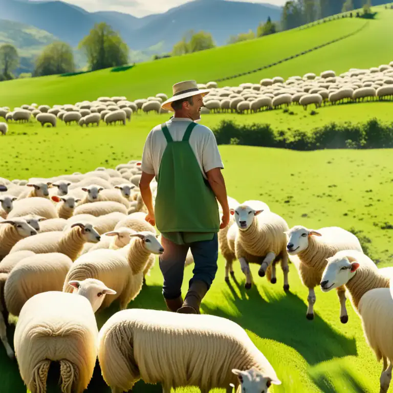 Visual representation of "pasturage" - The act of feeding animals in a pasture
