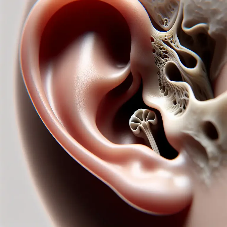 Visual representation of "stirrup" - A small bone in the ear that is part of the middle ear and helps to transmit sounds to the inner ear.