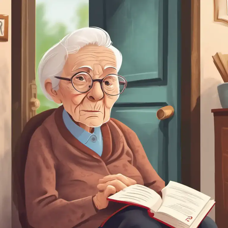 Visual representation of "be in your dotage" - To be old and become less mentally sharp