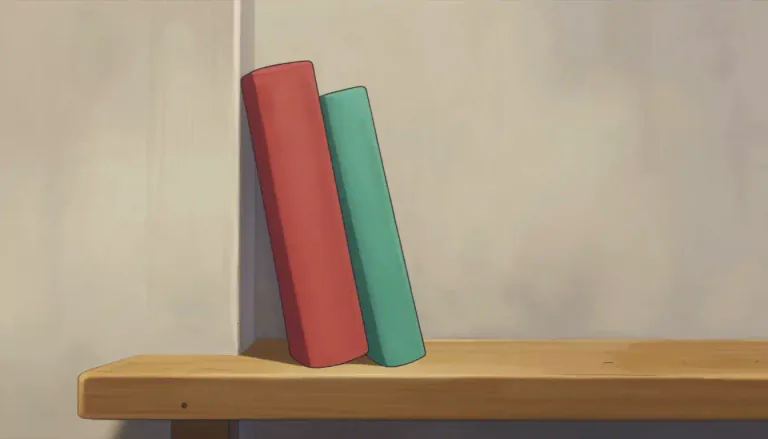 Visual representation of "upright" - In a vertical position, not laying down