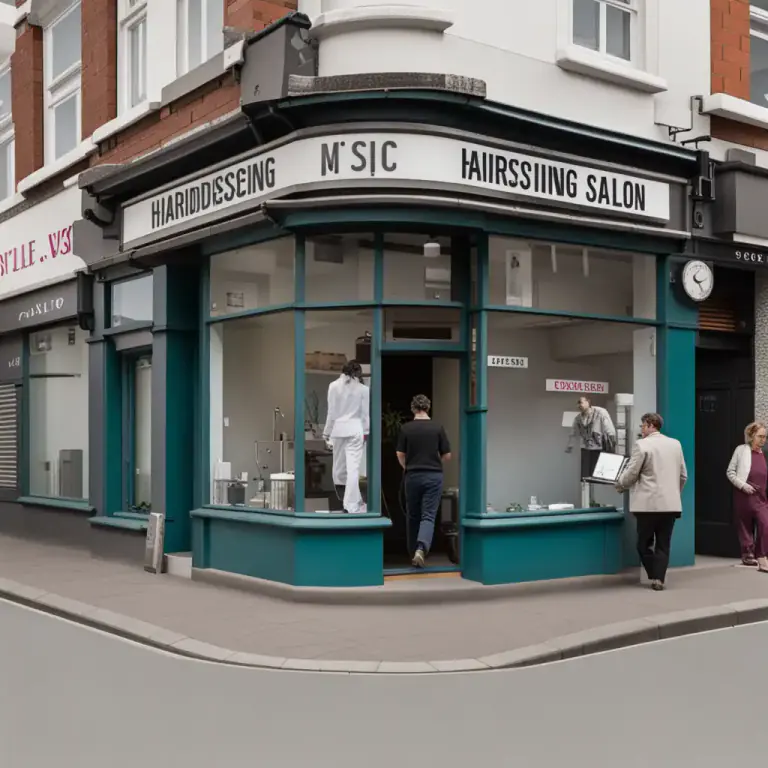 Visual representation of "hairdresser" - A place where a hairdresser works.