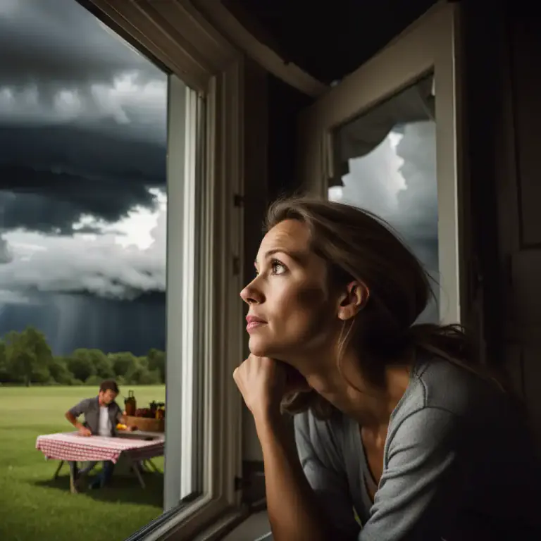 Visual representation of "fear for" - To suspect or anticipate something bad might happen
