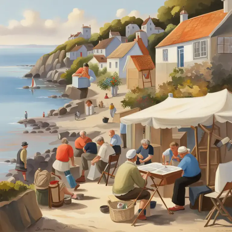 Visual representation of "colony" - A group of people with a shared interest or characteristic who live together within a larger community