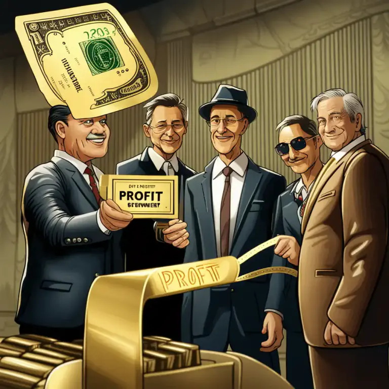 Visual representation of "a licence to print money" - A legal authority or power to generate a large profits, often attributed in a cynical way.