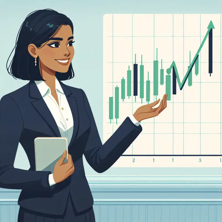 Visual representation of "candlestick" - A pattern in financial charts representing a day's trading