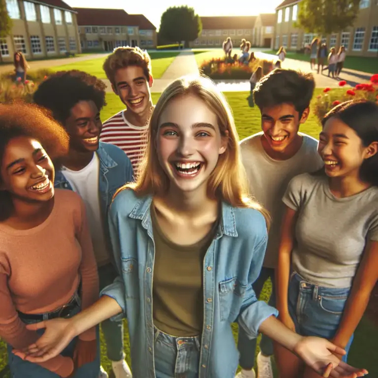 Visual representation of "extrovert" - Being outgoing, sociable and enjoying the company of others.