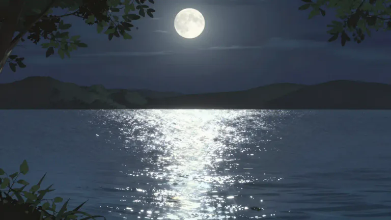 Visual representation of "silvery" - Similar to silver in color or shine