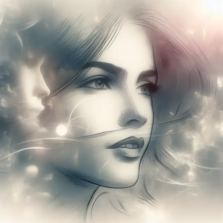 Visual representation of "ghost" - a faint trace or memory