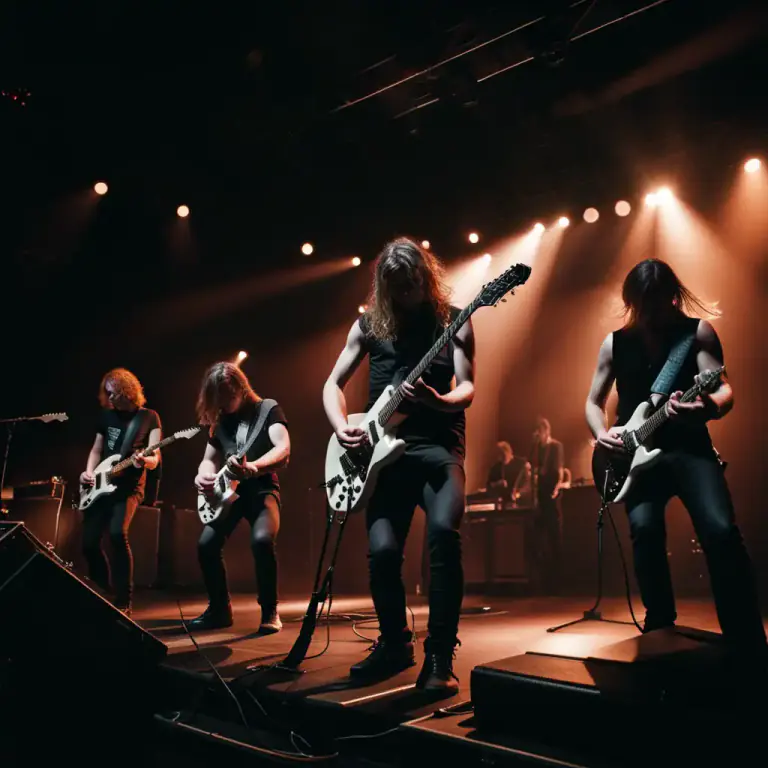 Visual representation of "sludge" - A form of slow, heavy rock music typically characterized by its thick texture and low-tuned guitars.