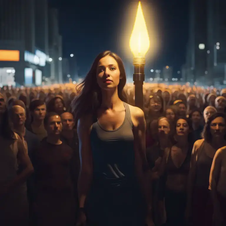 Visual representation of "torch" - A symbol of enlightenment or guidance