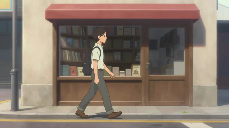 Visual representation of "pass" - To move or go by a certain place, person or thing