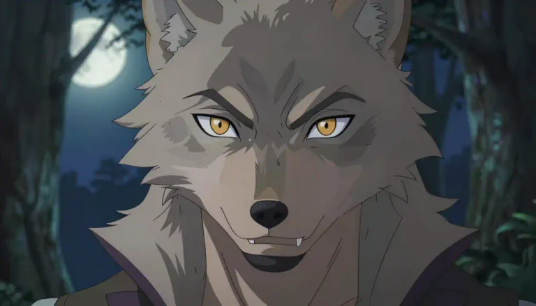 Visual representation of "lupine" - Related to or like a wolf