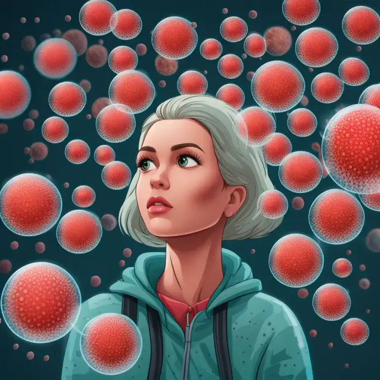 Visual representation of "immune" - A person or animal that's immune to a particular infection.
