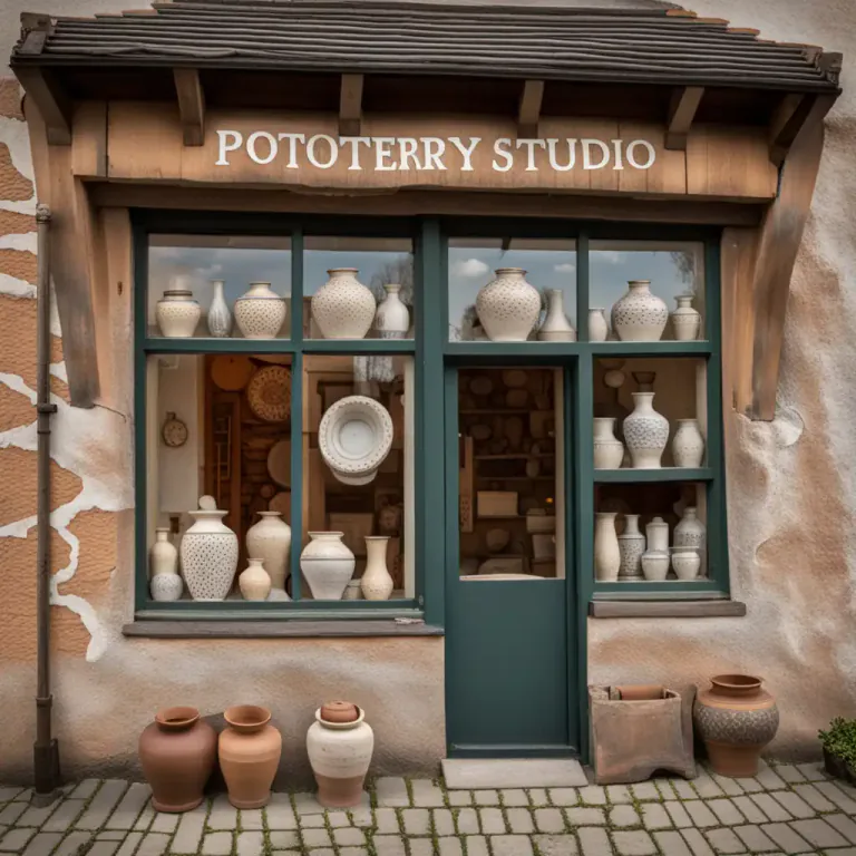Visual representation of "pottery" - A place where pottery is made