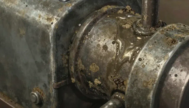 Visual representation of "grime" - Dirt and dust that has sticked to something over time.