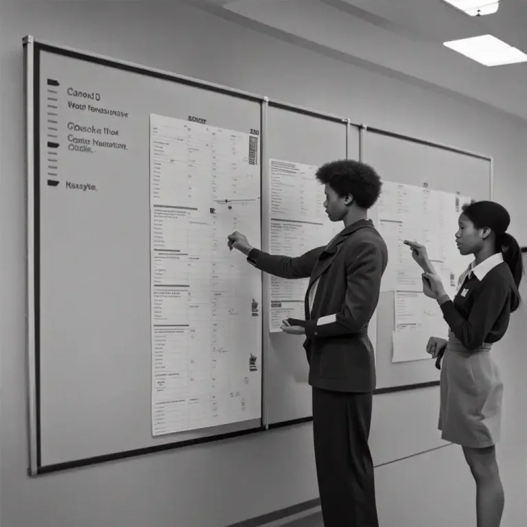 Visual representation of "run down" - To go over a list or plan.