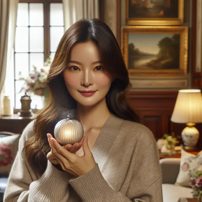 Visual representation of "pomander" - A ball made from perfumes.