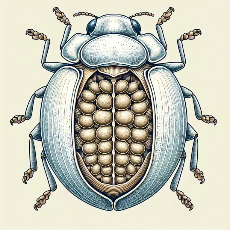 Visual representation of "calyx" - The part of certain animals' bodies where eggs are held or developed.