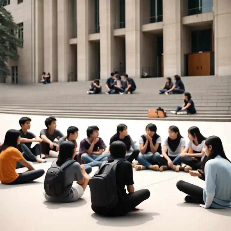 Visual representation of "sit down" - To make a protest by sitting down and refusing to move.