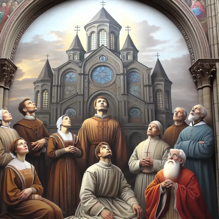Visual representation of "gnosticism" - A philosophical and religious movement during the first to third centuries AD that taught spiritual knowledge can free one's soul from the physical world.
