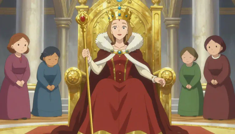 Visual representation of "reign" - To be the ruler of a country